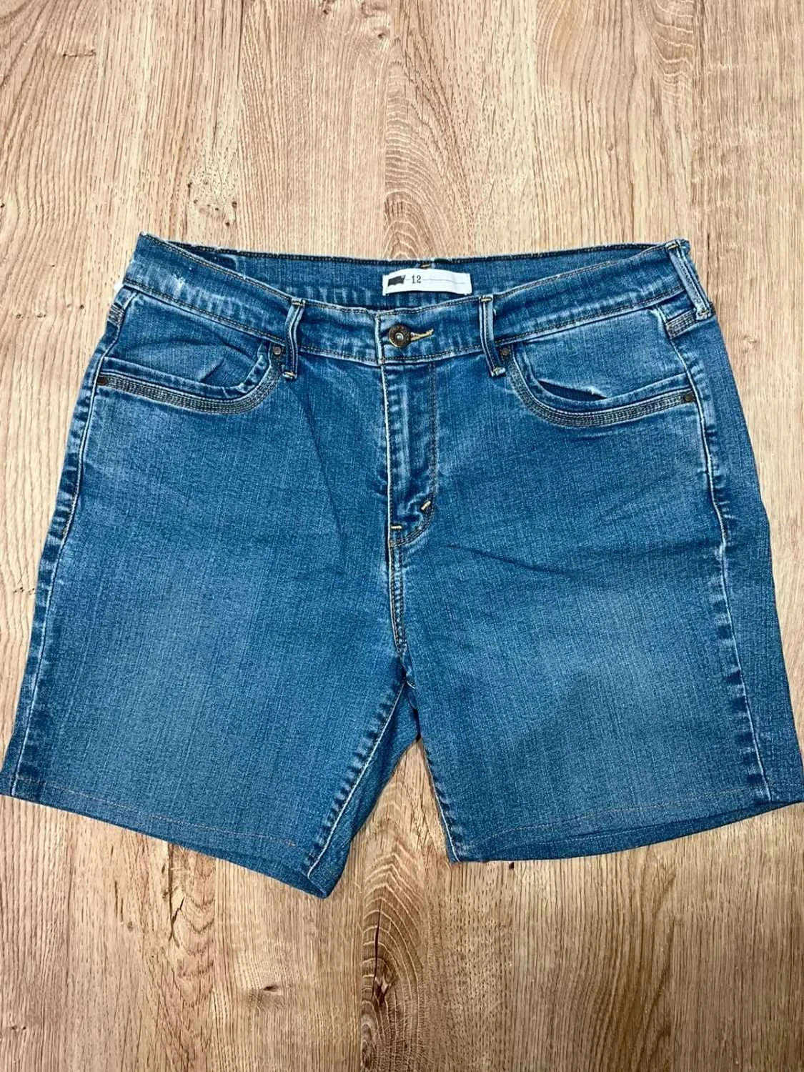 Short Levi's 12 - W31 Femme 98% Coton Bleu délavé Slv039 – photo 2